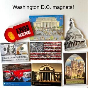 Magnets, Set of 8 Washington, DC attractions